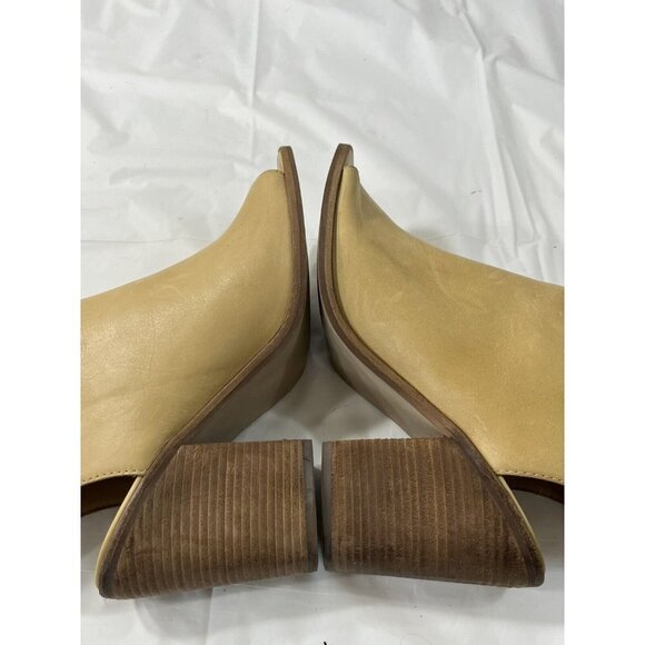 Steve Madden TERRAA Open Toe Booties Natural Leather Size 9.5 - Picture 11 of 15